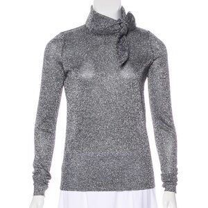 Isabel Marant metallic knit top 38